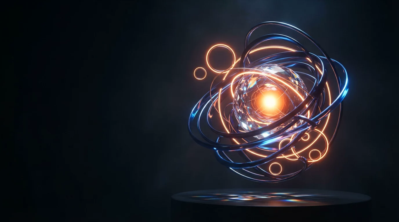 Sculpted glass and light, a study in form and identity